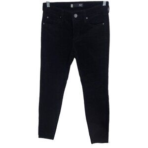 Kut From The Kloth Womens Black Corduroy Diana Skinny Leg Pants Low Rise Size 6‎